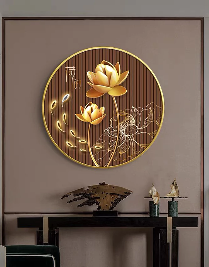 Golden Lotus Sculpture - The Quintessence of East Asia 6